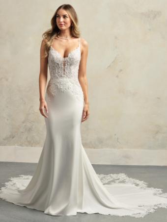 Maggie Sottero  Style #ANASTASIA (24MS750A01 - Sleeveless) #0 Ivory (gown with Natural Illusion) thumbnail