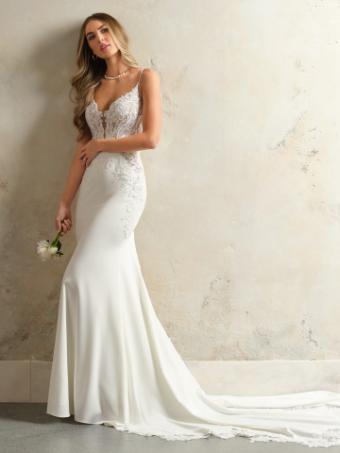 Maggie Sottero  Style #ANASTASIA (24MS750A01 - Sleeveless) #4 Ivory (gown with Natural Illusion) thumbnail